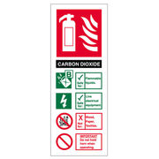 CO2 Extinguisher ID Sign